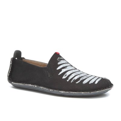 Vivobarefoot Women's Ababa Canvas Soul of Africa Espadrilles Black | Vivobarefoot RWT742368